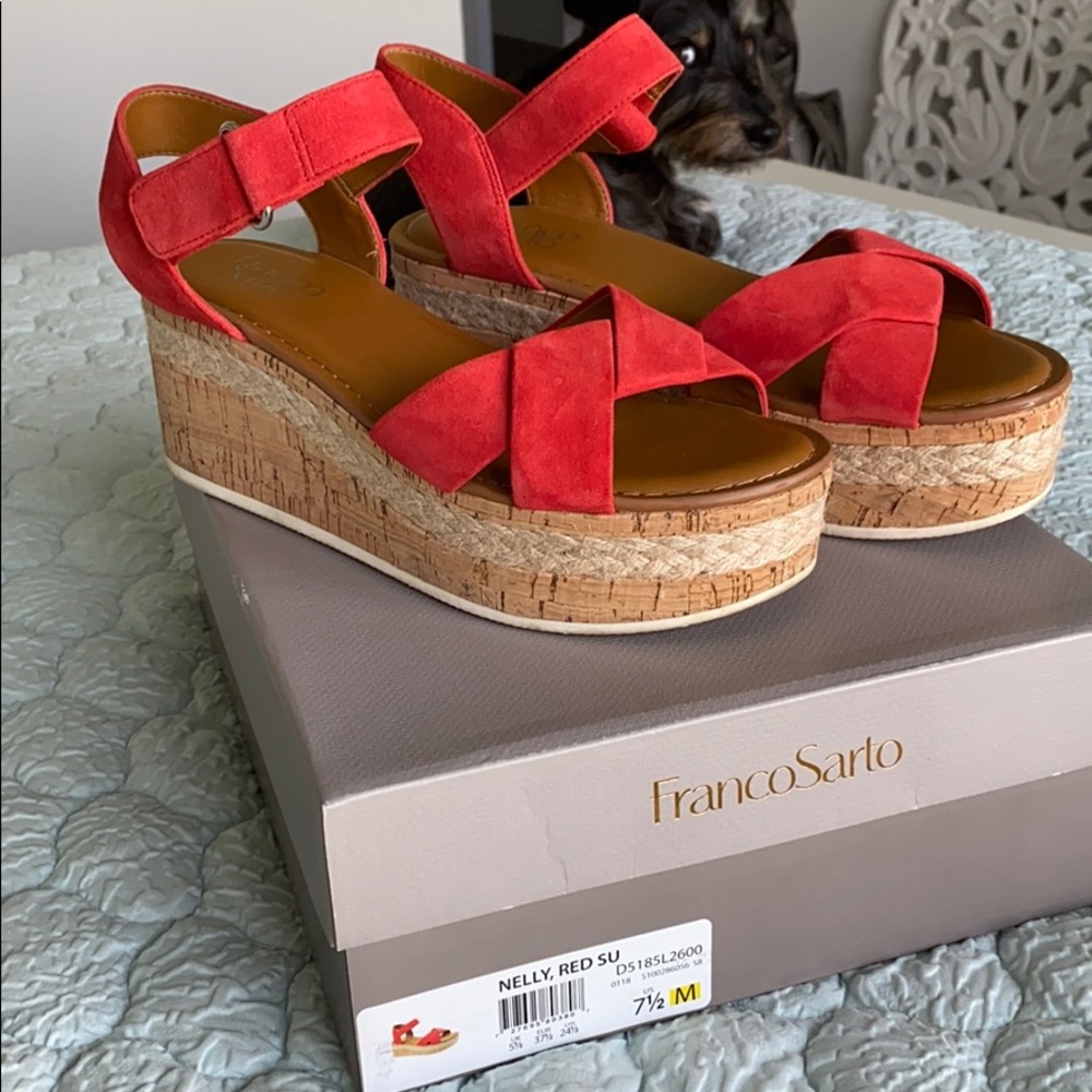 Franco Sarto platform sandals